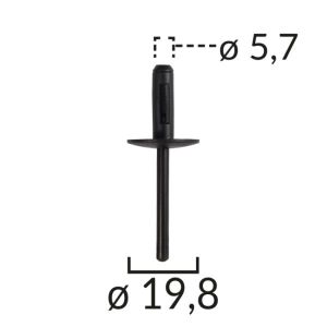 Niet ROMIX C60691, 10 Stück