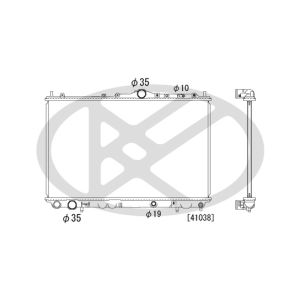 Raffreddatore motore KOYORAD PL031180