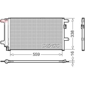 Condensatore, impianto di climatizzazione DENSO DCN12007