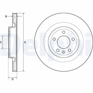 Disco freno DELPHI BG9146C