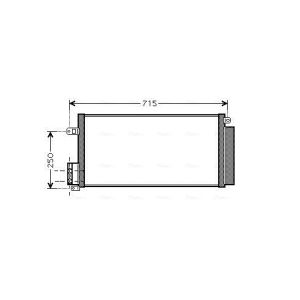 Condensator, airconditioning AVA COOLING FT5310D