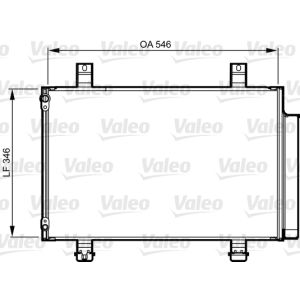 A/C-kondensor VALEO 814237