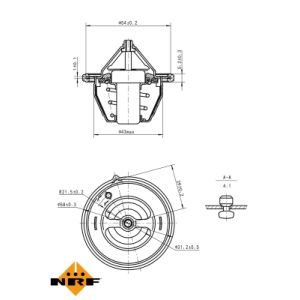 Thermostaat, koelvloeistof EASY FIT NRF 725196