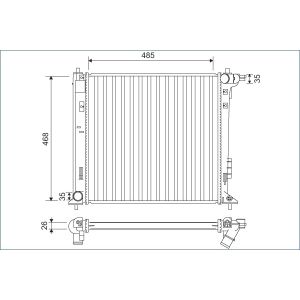 Radiador VALEO 701140