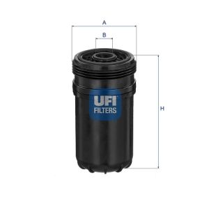 Filtro de combustível UFI 24.A71.00