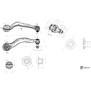 Suspensão da roda FEBI BILSTEIN 185574