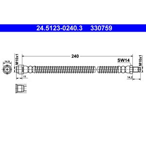Remleiding ATE 24.5123-0240.3