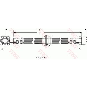 Flexible de frein TRW PHD485