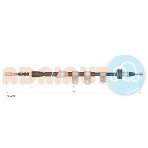 Kabel, parkeerrem ADRIAUTO AD10.0275