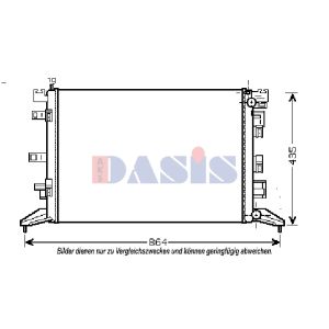 Motorkühler AKS DASIS 180074N
