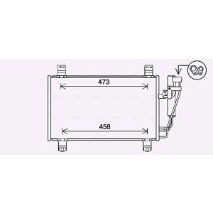 Condenseur (climatisation) AVA COOLING MZ5283D
