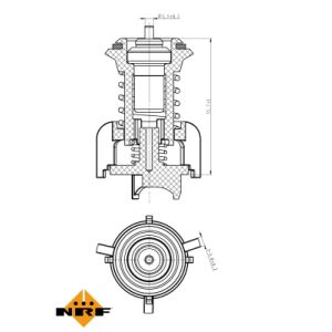 Termostato, refrigerante NRF 725095