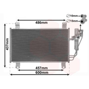 Condenseur (climatisation) VAN WEZEL 27015701