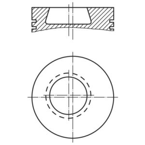 Pistón MAHLE 002 80 01