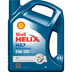 Aceite de motor SHELL Helix HX7 5W30, 4L