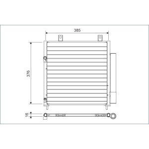 Lauhdutin, ilmastointilaite VALEO 822600