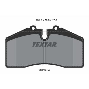 Levyjarrun jarrupalasarja TEXTAR 2095311