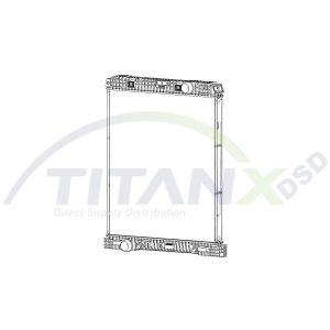 Radiador, arrefecimento do motor TITANX RX119008