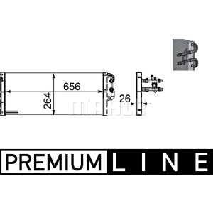 Niedertemperaturkühler, Ladeluftkühler MAHLE CIR 18 000P