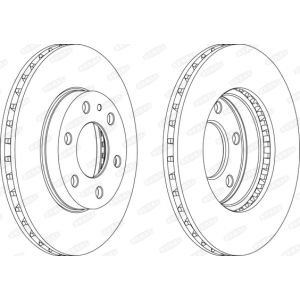 Disco de freno BERAL BCR314A