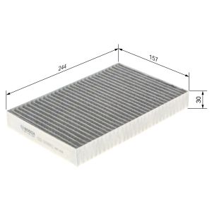 Innenraumfilter BOSCH 1 987 435 569