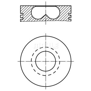 Pistone MAHLE 008 35 00