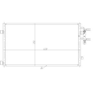 Lauhdutin, ilmastointilaite EASY FIT NRF 350467