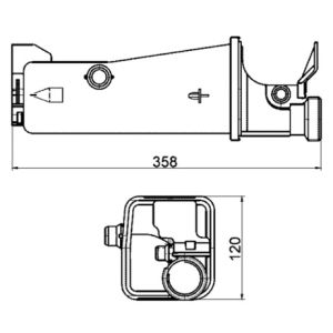 Ausgleichsbehälter, Kühlmittel MAHLE CRT 2 000S