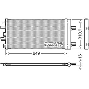 Condensador, aire acondicionado DENSO DCN05104