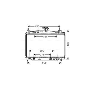 Arrefecedor do motor AVA COOLING MZ2212
