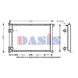 Motorkühler AKS DASIS 181730N