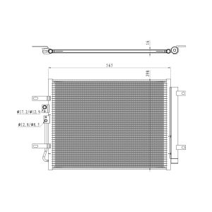 Condenseur, climatisation NRF 350471