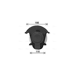 Motor elétrico, ventilador interior AVA COOLING VN8409