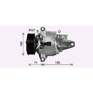 Compressor, ar condicionado AVA COOLING DAK019