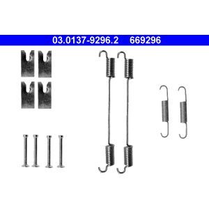 Tarvikesarja, jarrukengät ATE 03.0137-9296.2