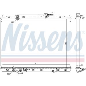 Motorkühler NISSENS 68151