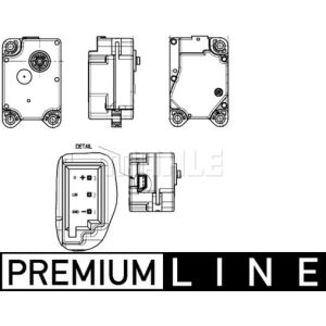 Elemento di controllo, valvola di miscelazione MAHLE AA 15 000P