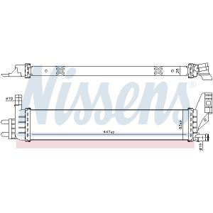 Radiator, motorkoeling NISSENS 606793