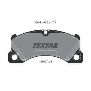 Levyjarrun jarrupalasarja TEXTAR 2500703