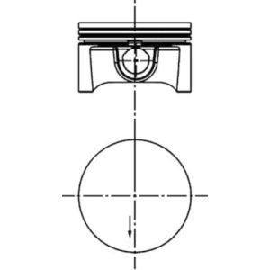 Piston KOLBENSCHMIDT 40388600