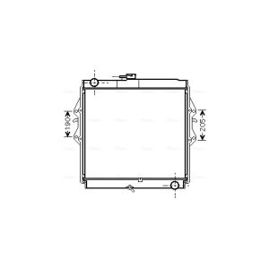 Motorkühler AVA COOLING TOA2460