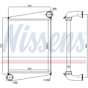 Intercooler NISSENS 961259