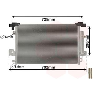Condenseur (climatisation) VAN WEZEL 32005210