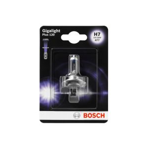 Lámpara incandescente halógena BOSCH H7 Gigalight Plus 120% 12V, 55W