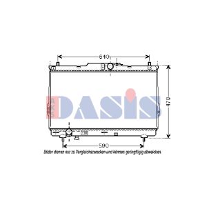 Motorkühler AKS DASIS 510037N