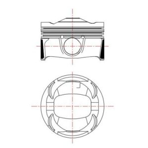 Pistón MAHLE 039 PI 00135 000
