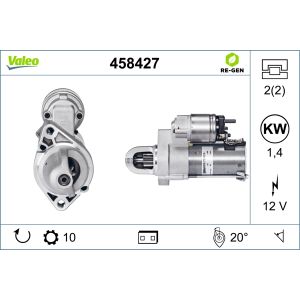 Starter VALEO 458427