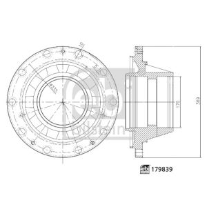 Mozzo ruota FEBI BILSTEIN 179839