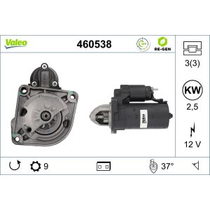 Startergenerator VALEO RE-GEN - AT VALEO 460538