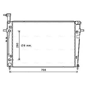 Motorkühler AVA COOLING KA2251